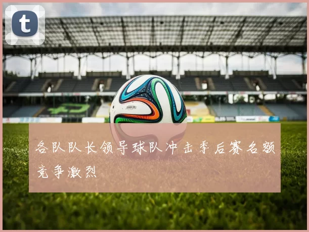 各队队长领导球队冲击季后赛名额竞争激烈